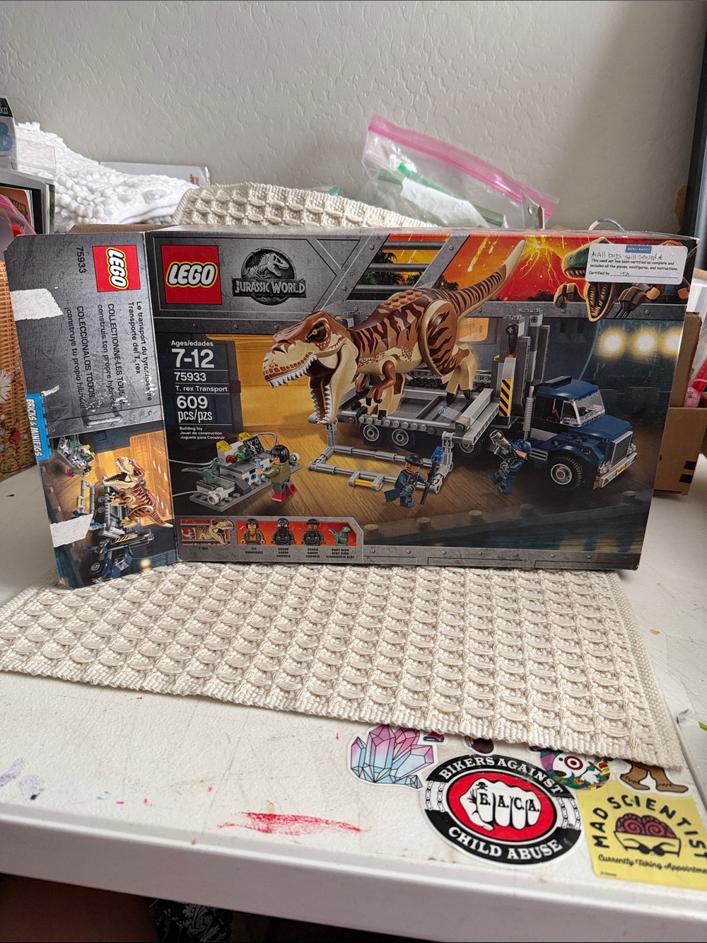 LEGO Jurassic World 75933 T Rex Transport Complete Set RETIRED RARE - Picture 8 of 11